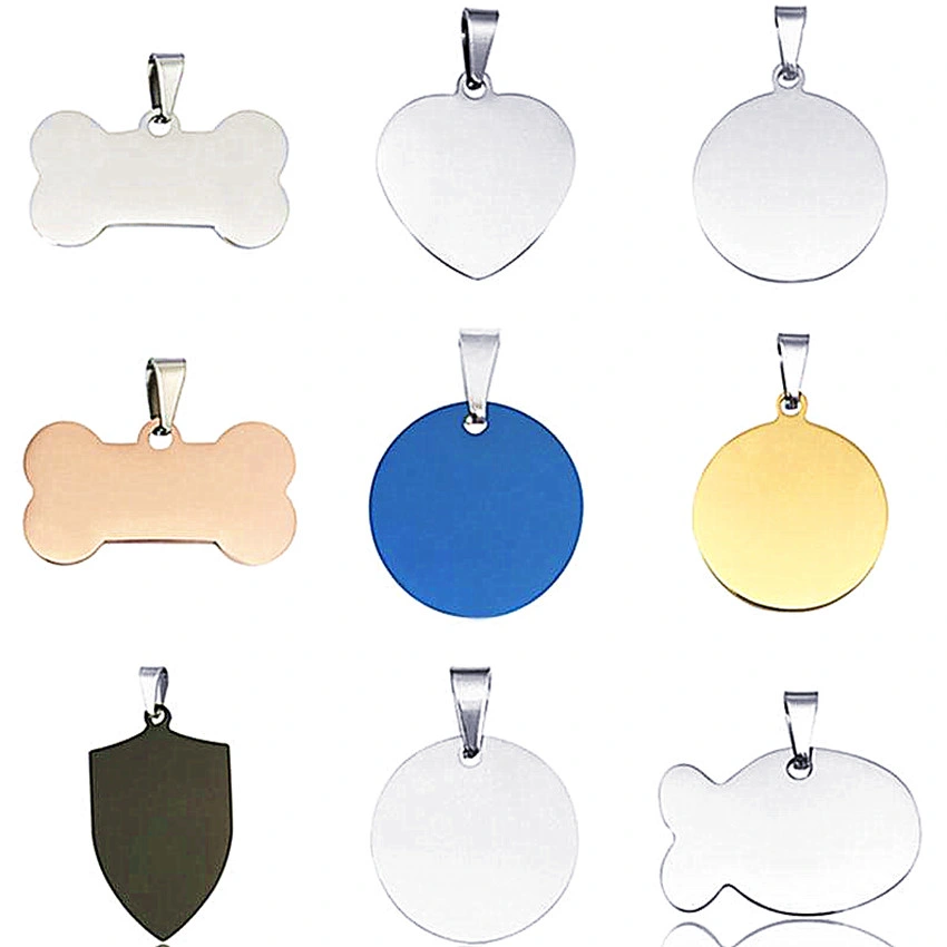 Bone Shape Pets ID Name Tag Address Pendant Dog Puppy Collar Anti-Lost Card Pet Accessories Bone