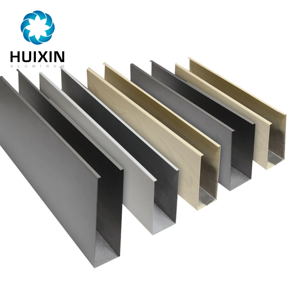 6063-T5 Metal Wooden Grain Aluminum Cell Ceilings Products