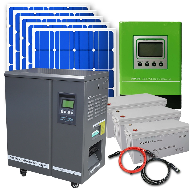 Kits de système solaire inverseur solaire monophasé panneau solaire 15 kw PV système d'énergie solaire 10kw 15kw 20kw pour la maison