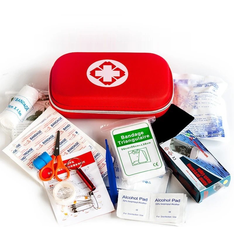 Customized Waterproof Portable First Aid Emergency Kit Bag for Outdoor Travel Survival