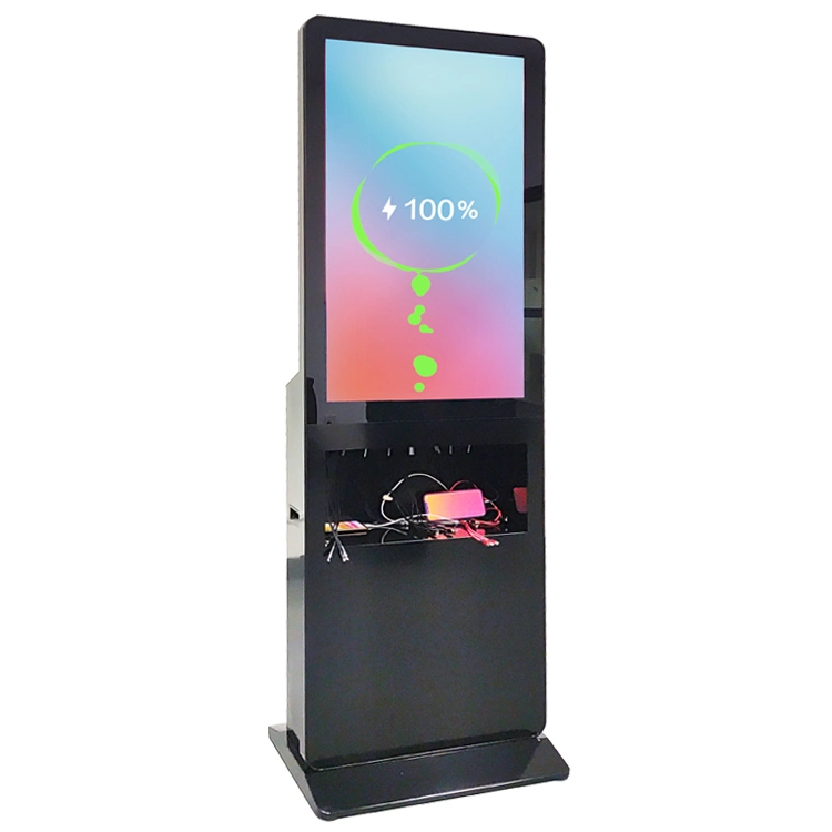 Netoptouch Digital Signage Cell Phone Rapid Charging Station Kiosk