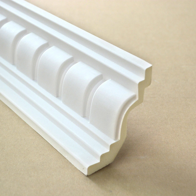 Ready Made Polyurethane PU Mouldings for Club Decoration 100mm Cornice