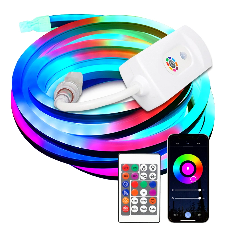 Producto de ventas en caliente de PVC flexible RGB tira de luces de neón luces impermeables