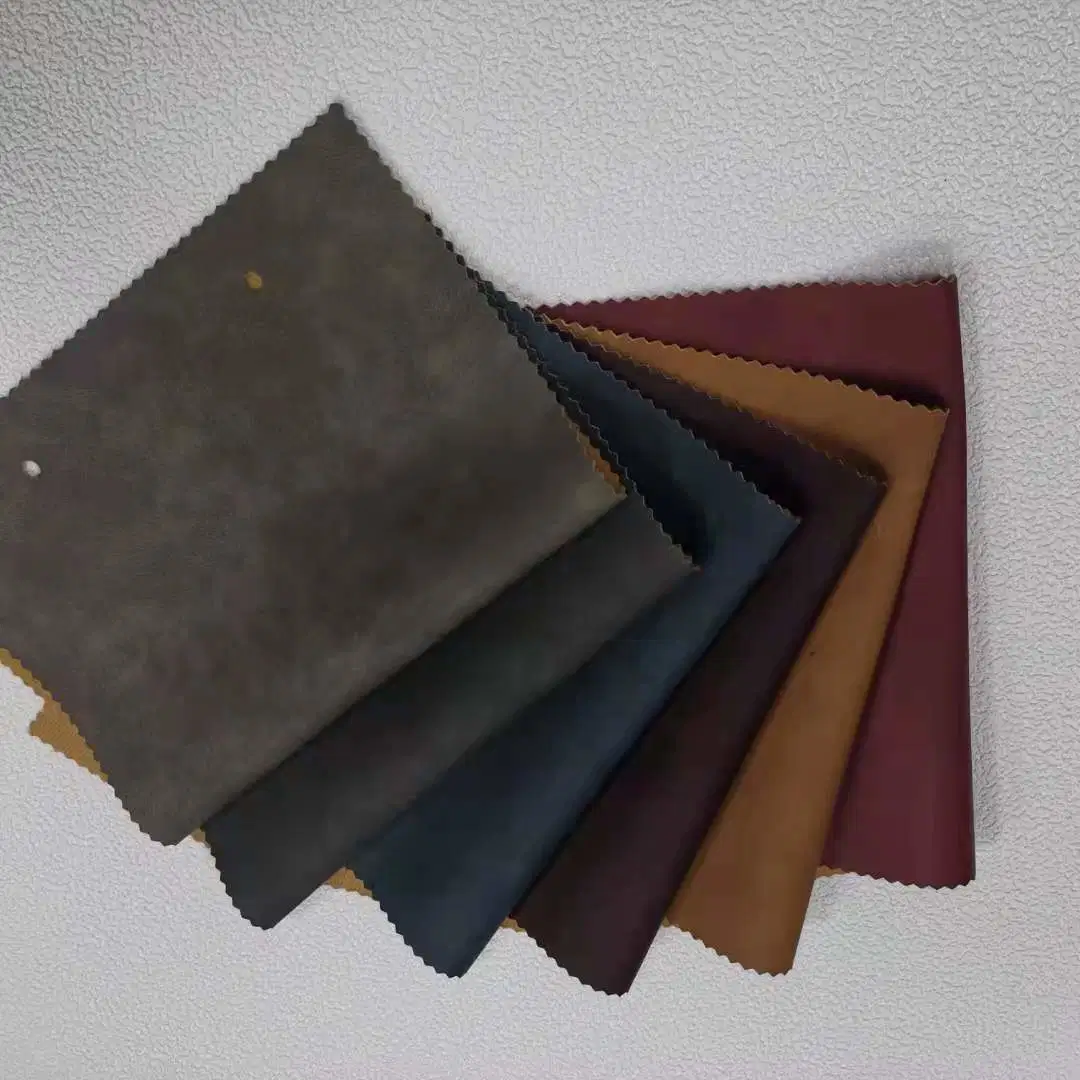 Synthetic Leather Material for Sofas Leatherette Fabric Bags Making