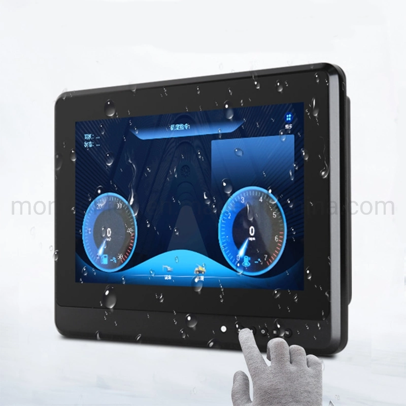 Pantalla resistente al agua IP65 de 15.6 pulgadas de pantalla táctil de Control Industrial pantalla integrada de la máquina para -21 grados 75 grados de medio ambiente