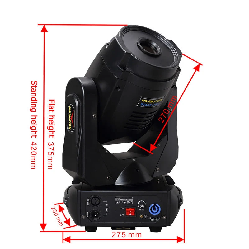 Laser Moving Head Light mit LED Ring für DJ Disco Club Light