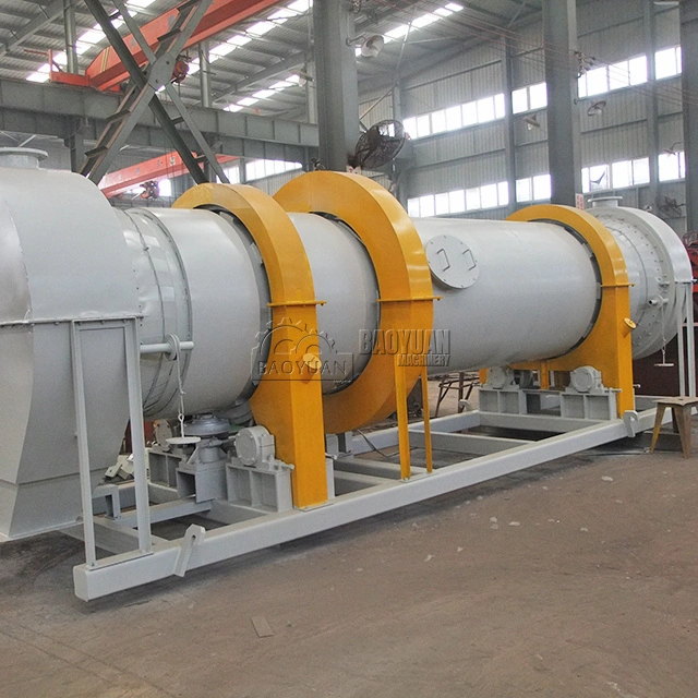 High Efficiency Sludge Single Drum Drying Machine Equipment Low Price Sale