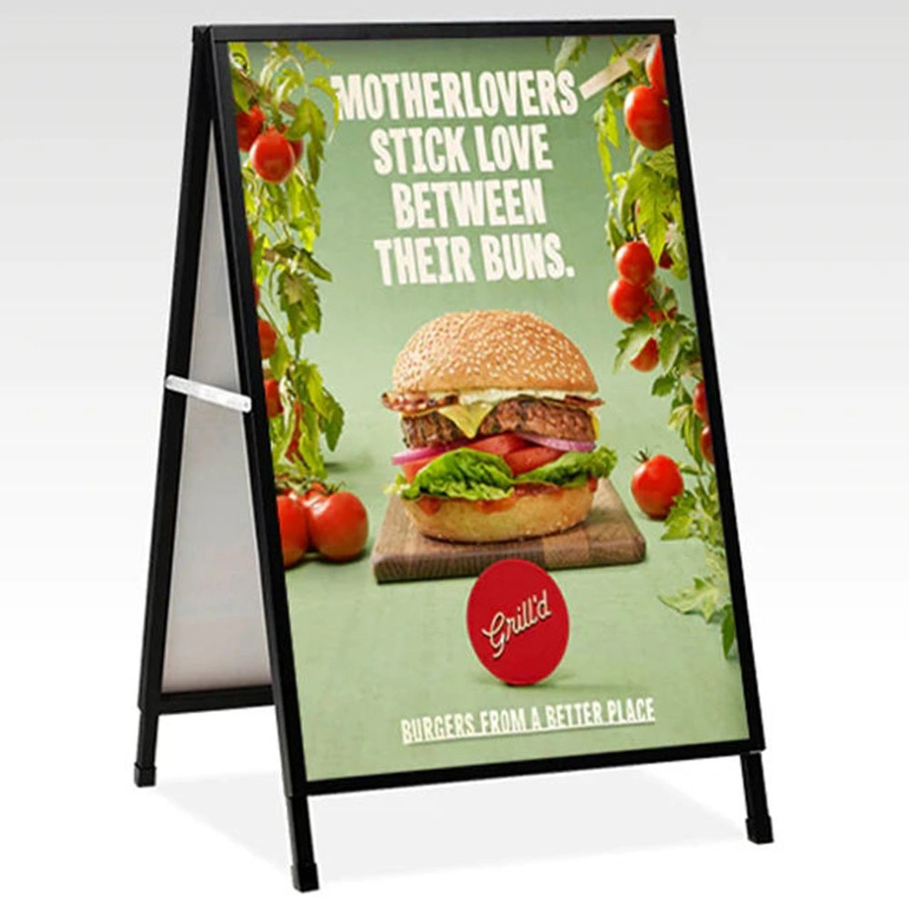 Großhandel/Lieferant Outdoor Signage Bürgersteig Display Werbung Stand Poster ein Rahmen