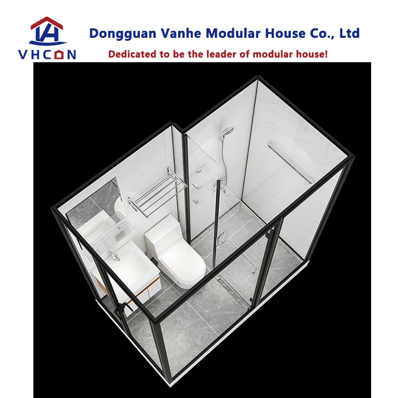 Economical Portable Easy to Install Custom Prefab Integrated Design Fabricated Freestanding Fancy European Modular Bathroom Pods with Toilet