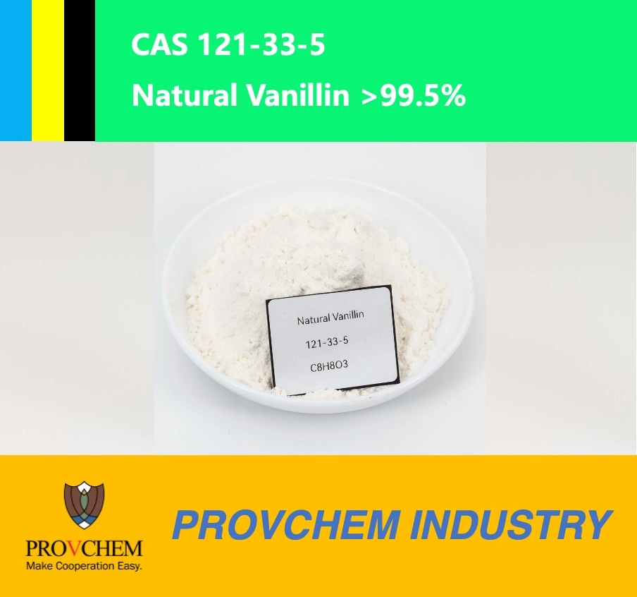 Природные Vanillin фармацевтической продукции/ CAS 121-33-5