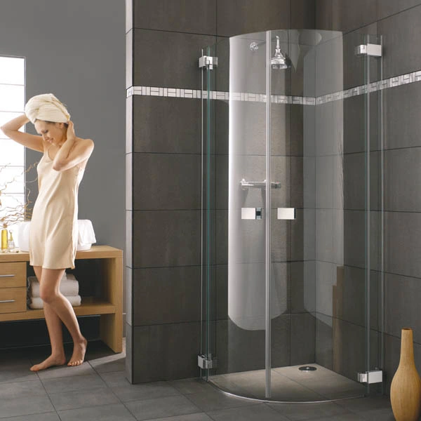 Shower Enclosure Frameless Tempered Glass Hot Selling Good Quality