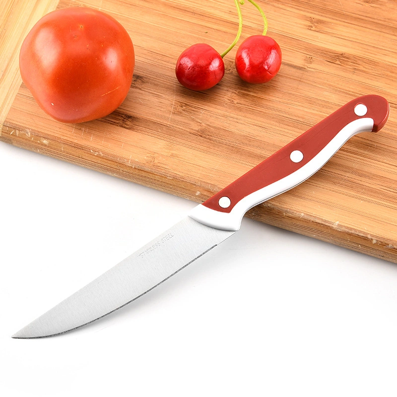 Cheap Hot Sales Stainless Steel Blade Fruit 5'' Paring Knife for Kitchen Daily Cutting