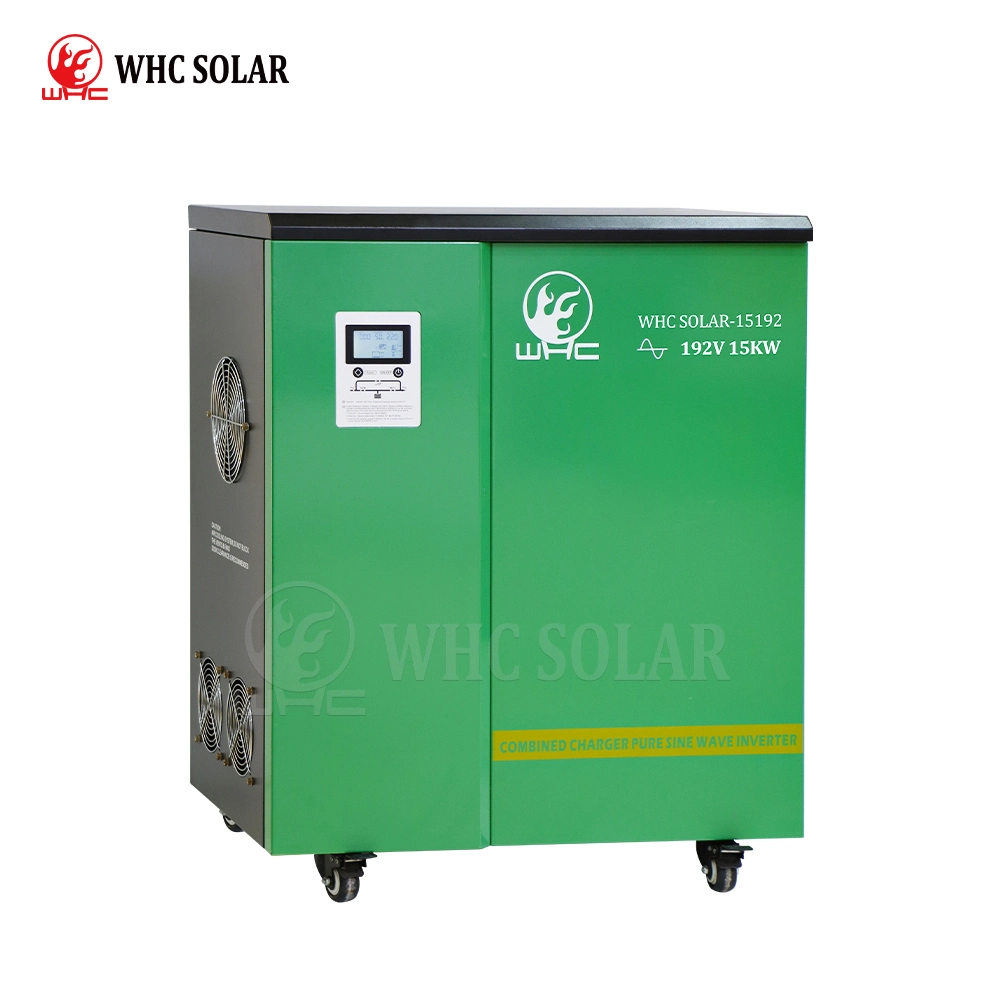 WHC completo Paneles Solares Kits almacenamiento de energía sistema de batería inversor 5/10KW Home On off Grid Hybrid 5/10/20/30kVA Solar Power