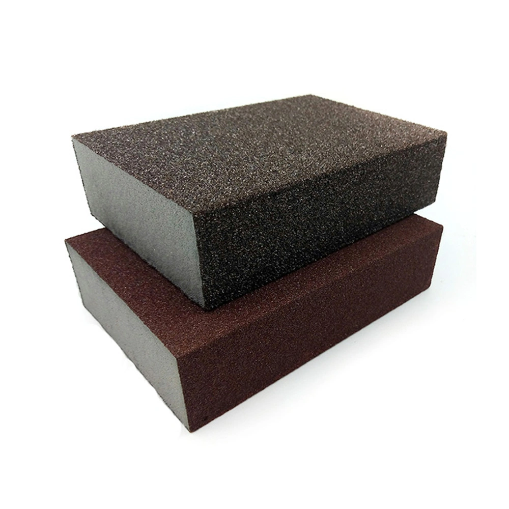 Les blocs de ponçage de mousse de polissage de broyage du papier de verre éponge abrasive Pad