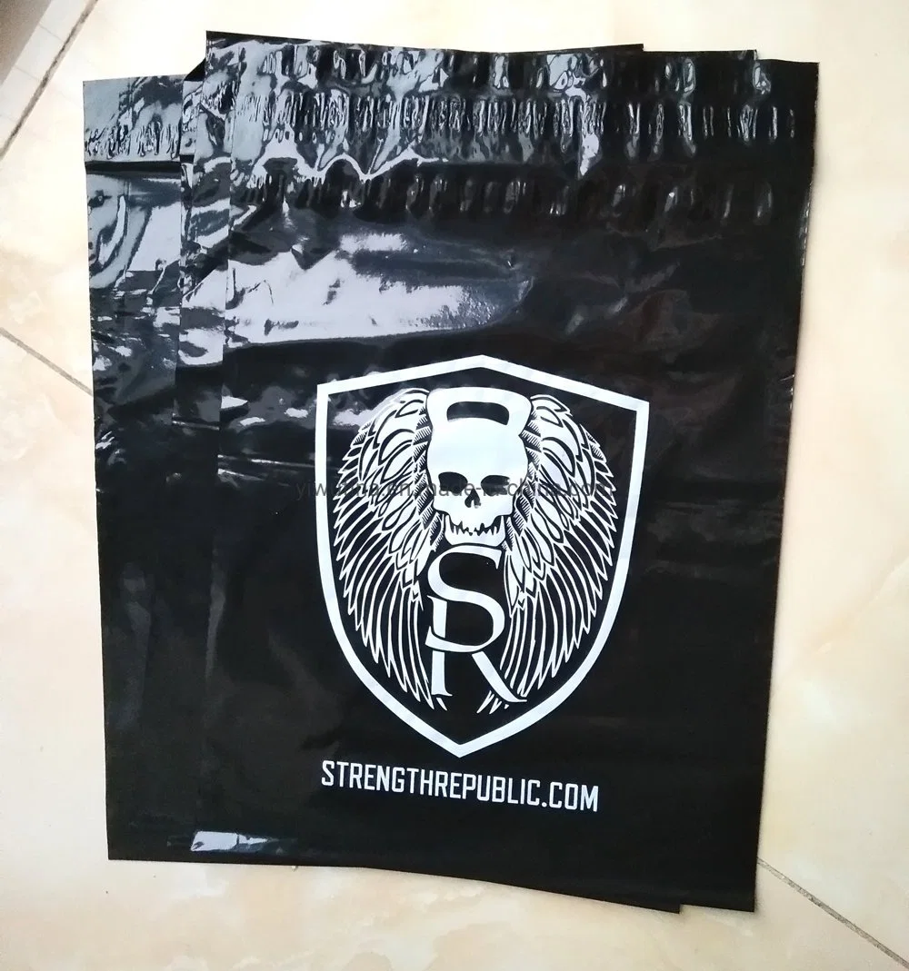 Strong Self Adhesive Delivery Packaging Custom Made Printed Plastic Mailing Express Security Post Bag with White Printed