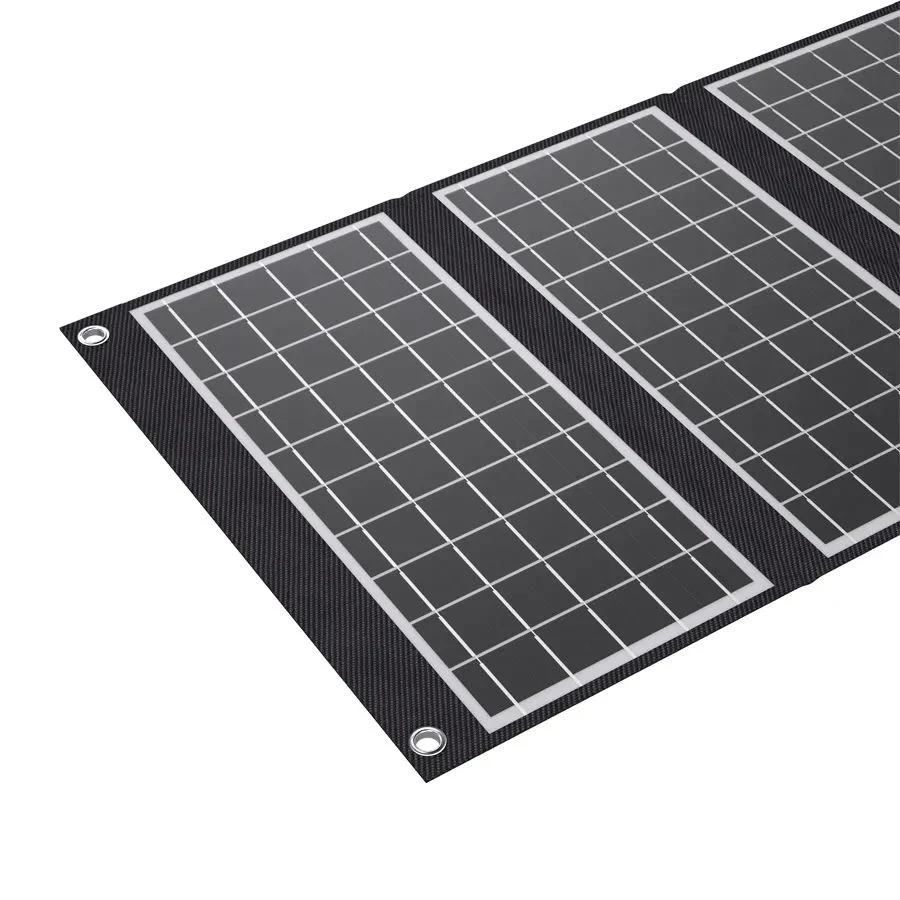 Good Quality Monocrystalline Solar Panel 30W Flexible Outdoor Scenes Foldable Solar Panel for Hiking Camping Mobile Phone Cell