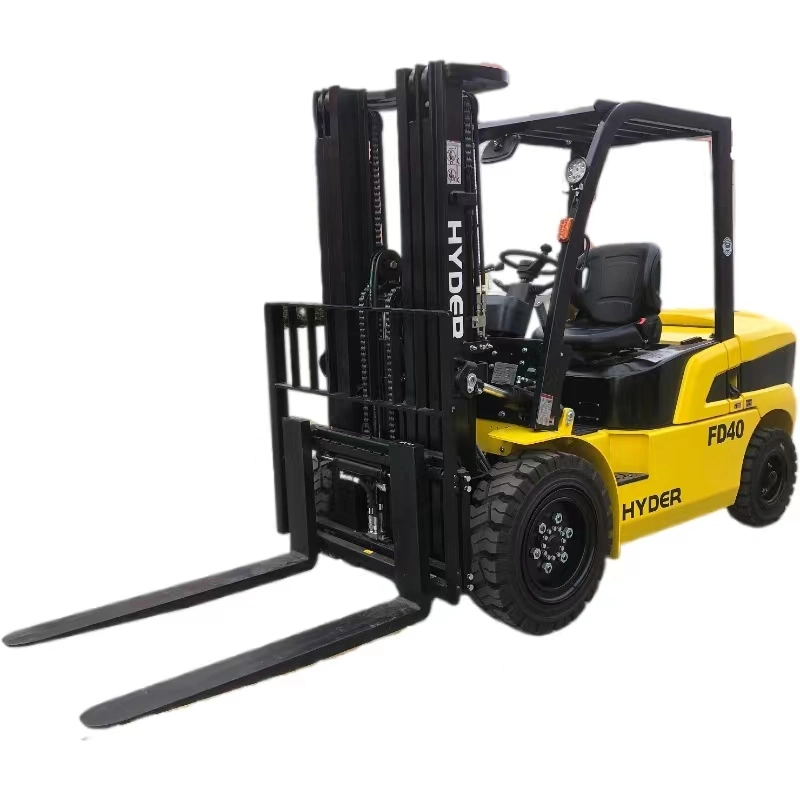 Good Design Mechanical Transmission Diesel Forklift with 3 to 6m Lifting Height Mast 4ton