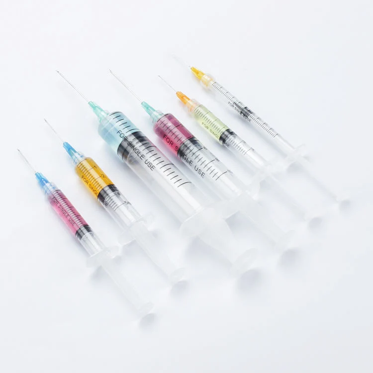 Medical Disposable Syringe 1ml 3ml 5ml 10ml 20ml 50ml with Luer Lock