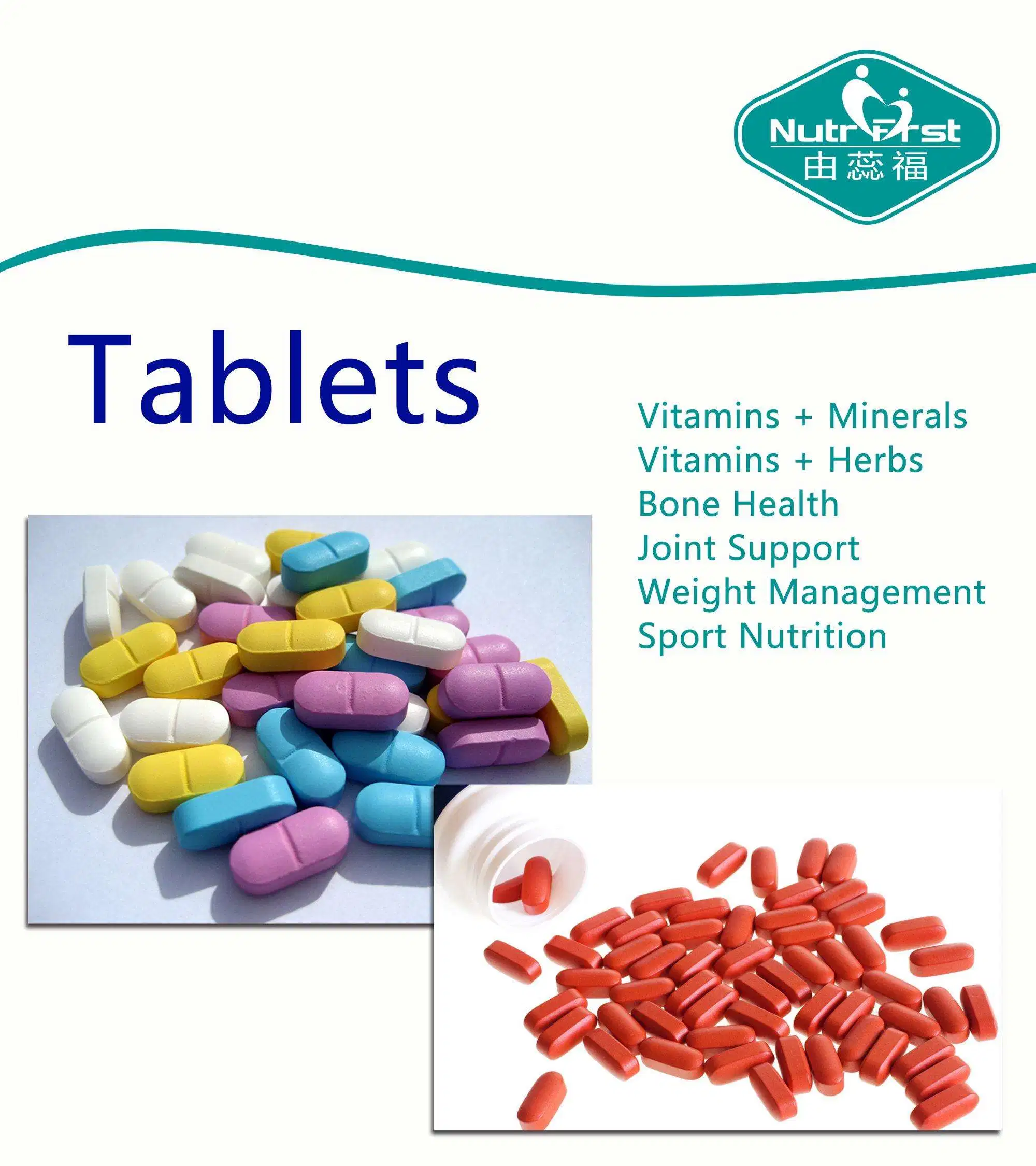 Custom Customization Calcium Magnesium Potassium K+Mg Tablets Support Healthy Muscle Function with Bespoke Packing