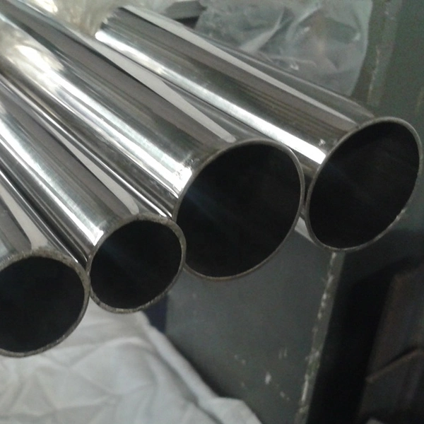 Round Stainless Steel Pipe ASTM A270 A554 SS304 316L 316 310S 440 1.4301 321 904L 201 Square Pipe Inox Ss Seamless Tube