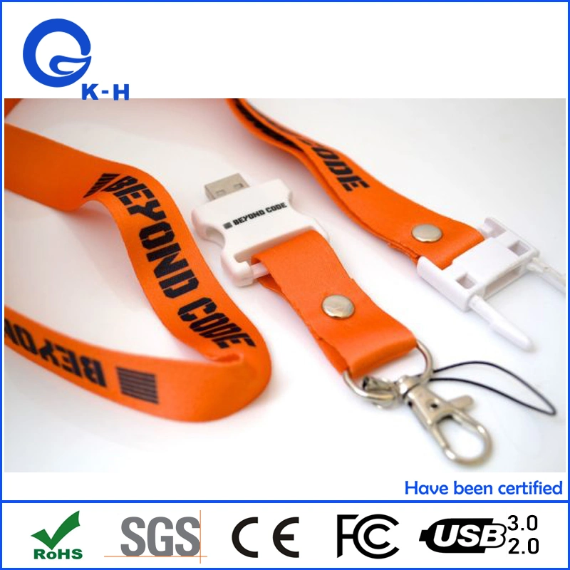 Wholesale/Supplier 8GB 16GB Pendrive Lanyard USB 3.0 Flash Memory Stick