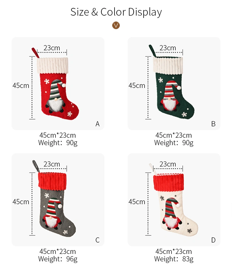 Christmas Decorations Candy Bags Gift Bags Socks Christmas Stocking