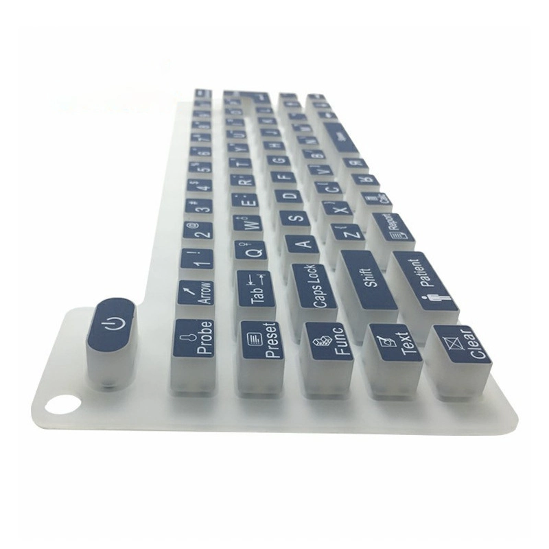 Clavier en caoutchouc silicone personnalisé / capuchon de clé en caoutchouc pour télécommande