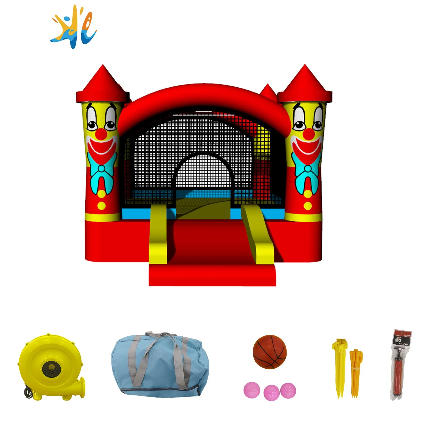 precio de fábrica al por mayor Mini Nylon Inflatable Bouncer Castillo de Oxford