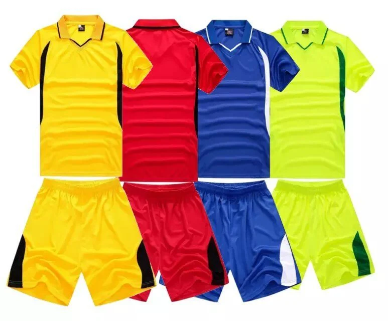 Los colores de diferentes juegos de fútbol