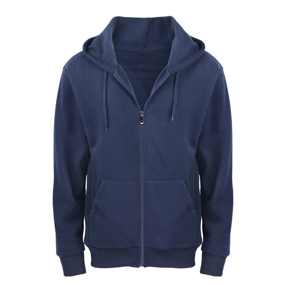 Men Custom Zip Hoodies Cotton Fabric Logo Design Hoodies Jacket