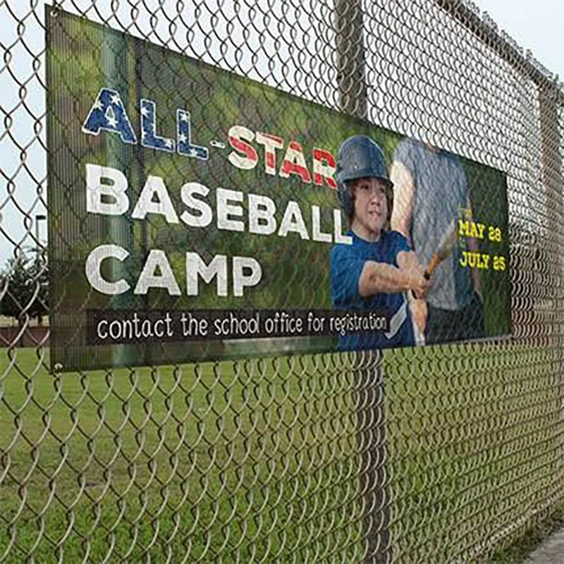 Customized Outdoor Large Vinyl Banner Ad Display