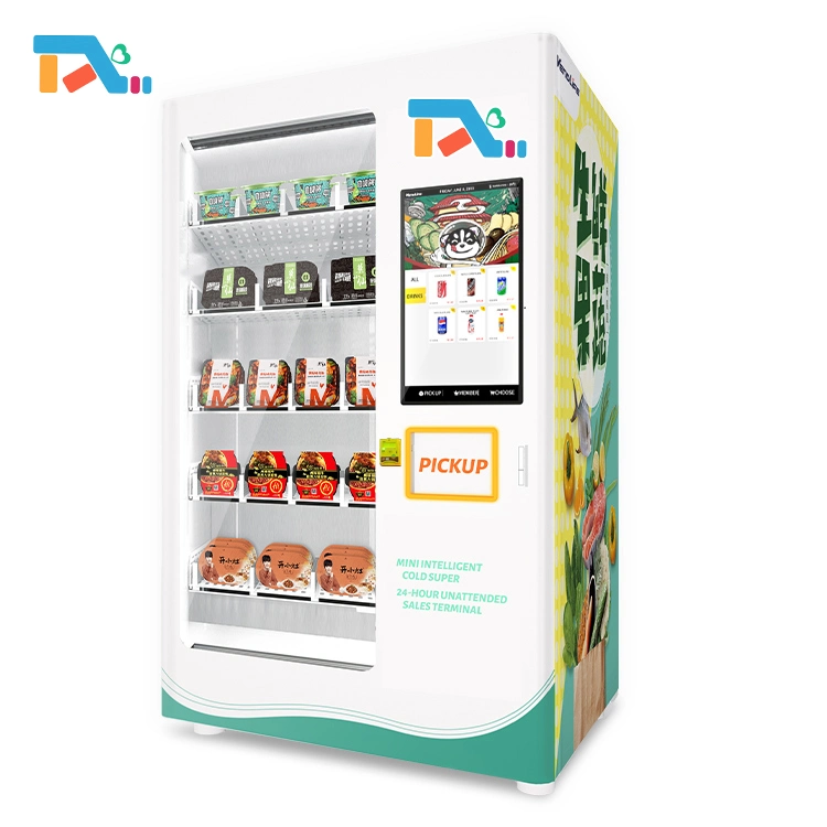 Mixed Combo Snack Bottle Drink Vending Machine with Lift System