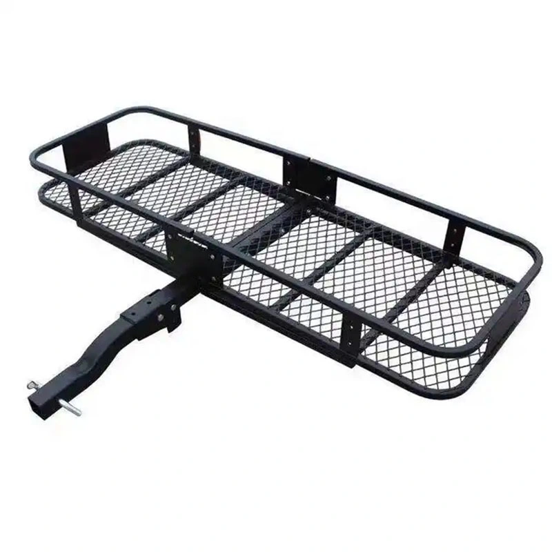 High quality/High cost performance  Trailer Hitch Mount Cargo Carrier Rear Folding Luggage Basket Rack Car Truck Box for Universal