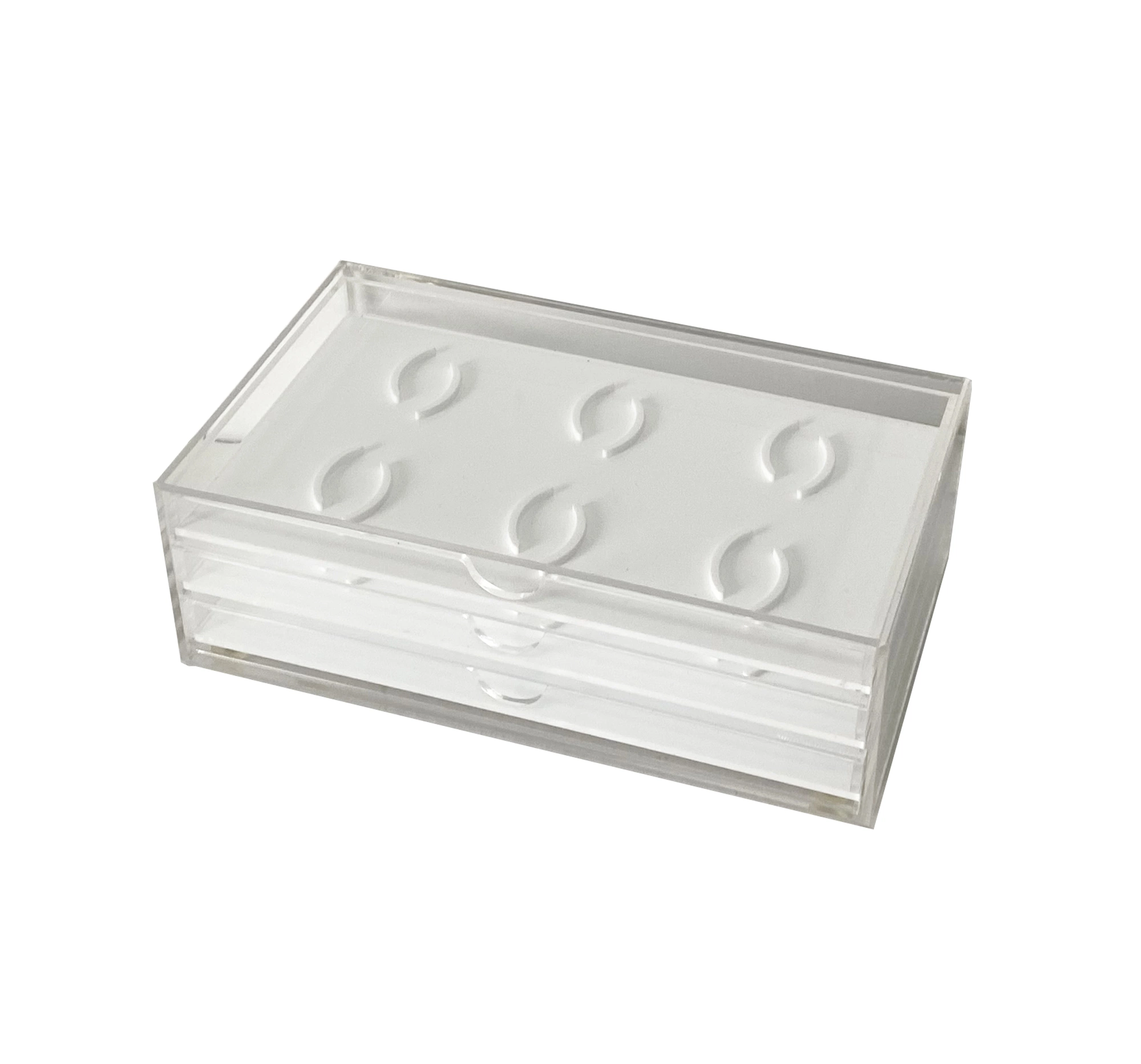 Lash Custom Acrylic Display Case with Drawer for Cosmetic Retail