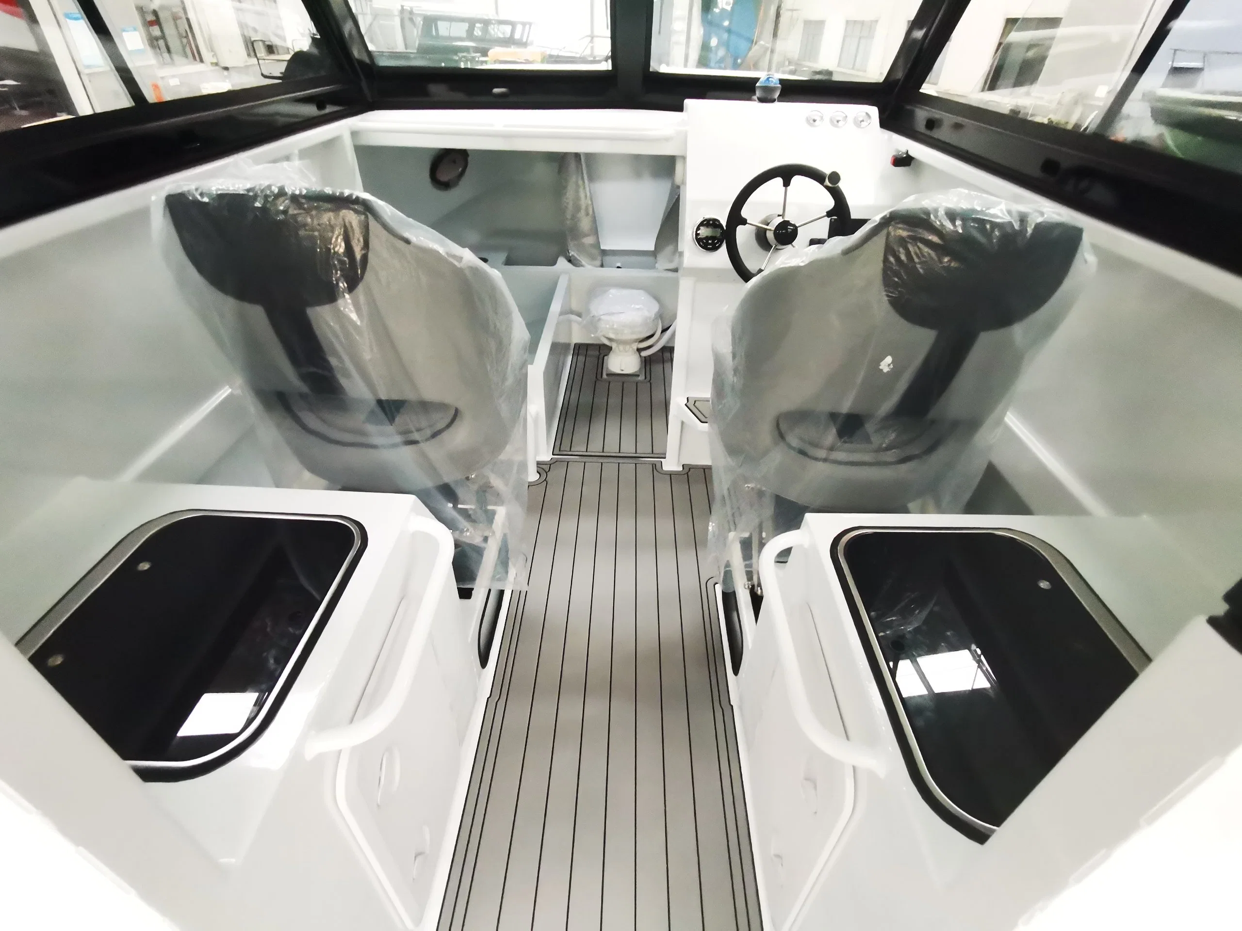 8m Twin Engine High Speed Catamaran Aluminum Boat for Fishing