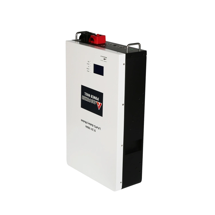 Rechargeable 51.2V 100ah Power Wall Battery Solar Panels and Lithium Battery LiFePO4 Battery Storage Power for Home