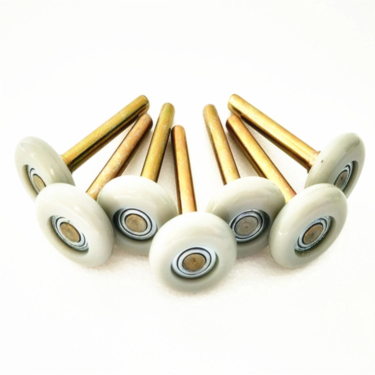 Beige 11 Balls 46*95mm Nylon Roller Belong Garage Door Hardware Parts