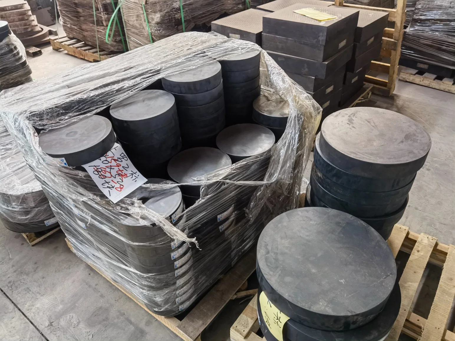 Rubber Elastomeric Bridge Bearing Plate Type Rubber Bridge Support Bearing for Concrete Bridge