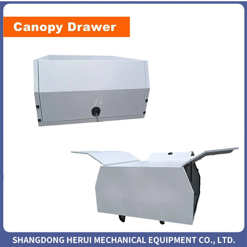 1800*1800*860mm Ute Canopy Dual Cab Aluminium Canopy with 2 Doors for Sale