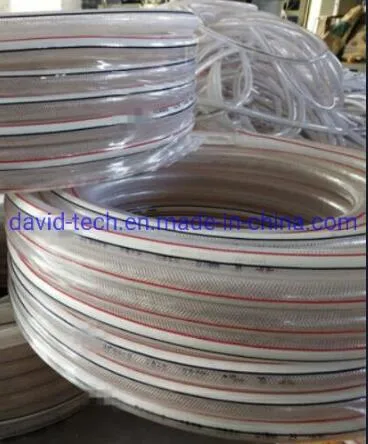 PVC Clear Knitted Garden Hose Pipe Tube Manufacture Flexible