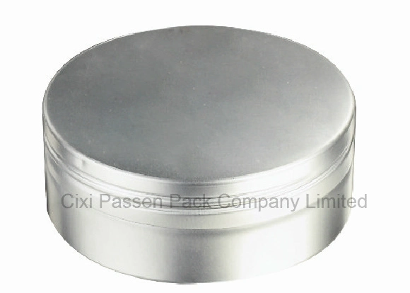 Gift Candy Electronics Metal Can Aluminum Cosmetic Jar Round Tin Can 60ml with Transparent Window Lid