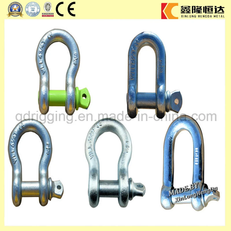 Rigging Hardware Galvanized European Type Bow Adjustable Shackle