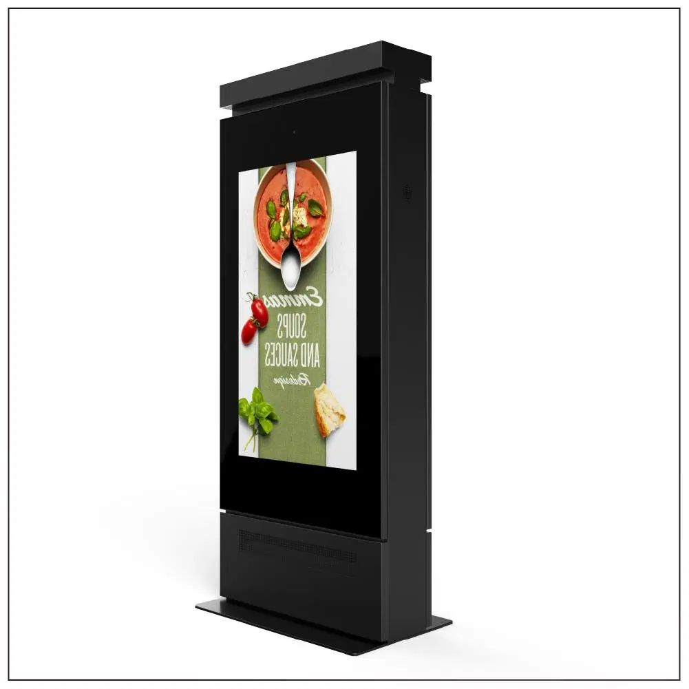 32" 55" 65" 75" Quiosco de Bus en el exterior impermeable IP65 LCD Digital Signage mostrar publicidad jugadores