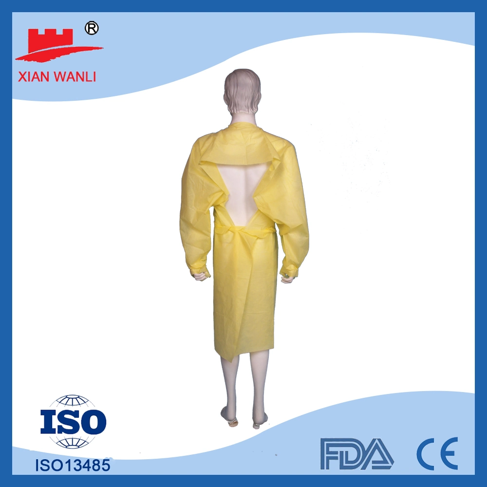 Disposable Popular Design Surgical Gown Isolation Gown Nonwoven