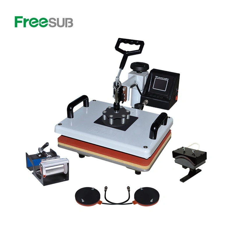 5 in 1 Sublimation Mug T-Shirt Heat Press Transfer Printing Machine for Sales