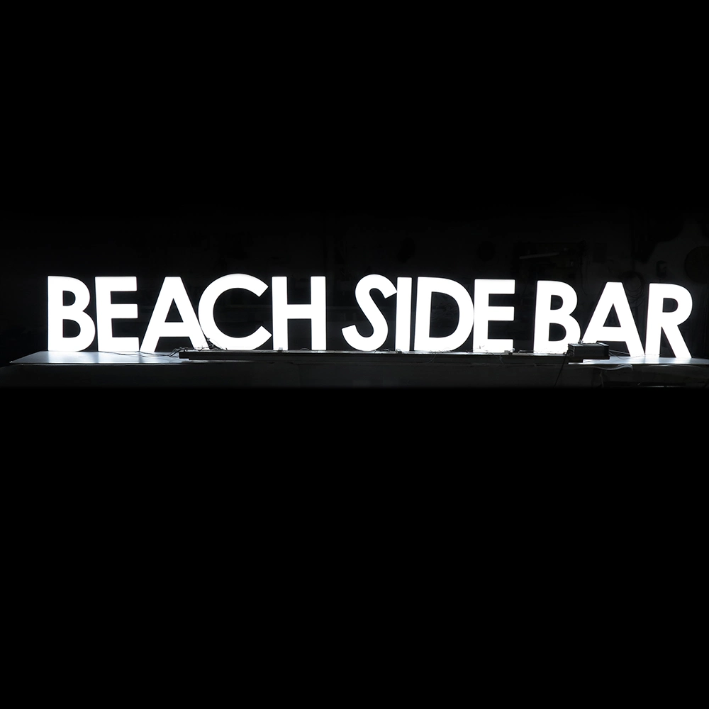 Custom Personalized Commercial Wall Advertising LED Sign Letters for Bar