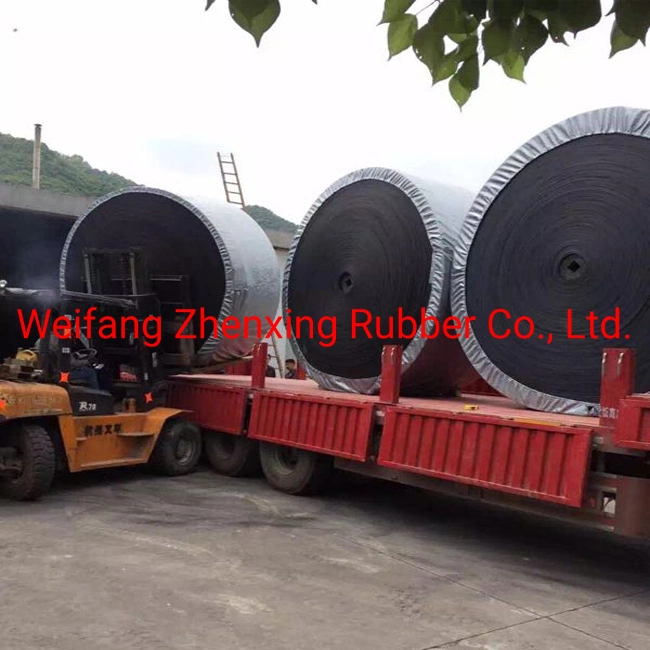 Heat Resistant/Oil Resistant Rubber Ep Fabric Conveyor Belt