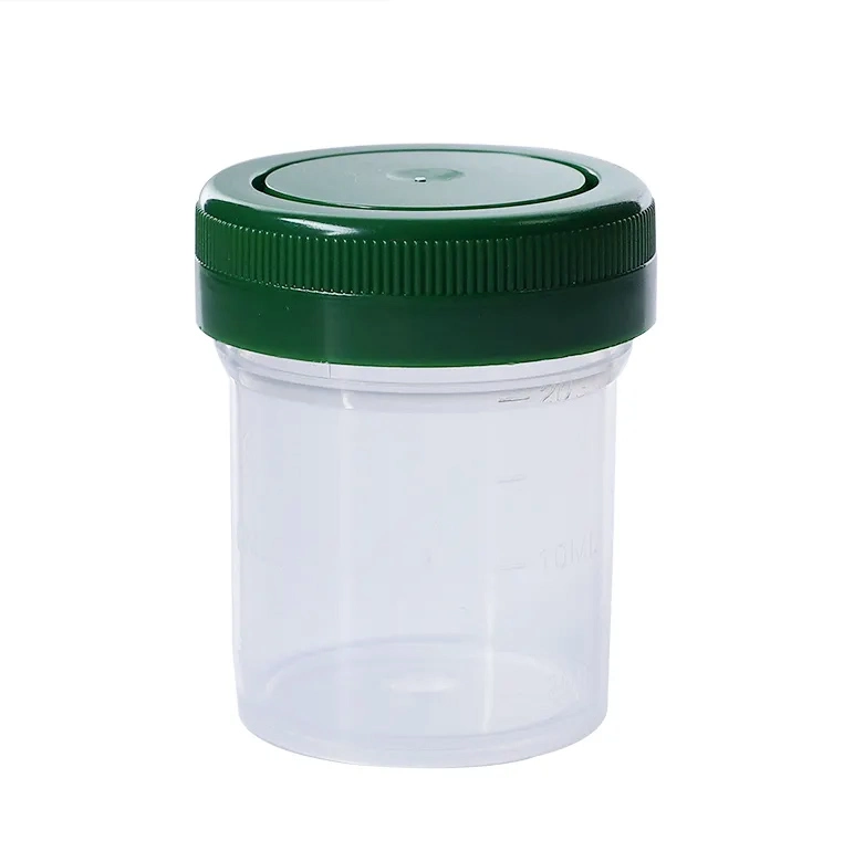 High quality/High cost performance  40ml 60ml 90ml 120ml Specimen Container Scale Plastic Formalin Sample Cup with Screw Top