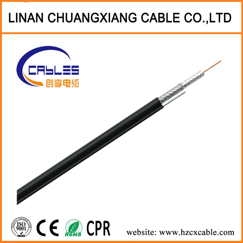 Coaxial RG6 Copper Wire for CCTV Signal Cable Communication Cable Data Cable TV Cable Cu/CCS/CCA