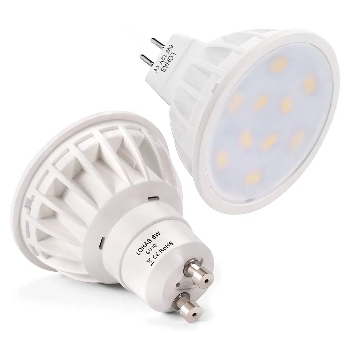 New ERP Dimmable GU10 MR16 LED Spotlight 3000K/4000K/6000K for Indoor Spot Lighting (4W-8W) Energy Saving Lamp Home Decoration Light